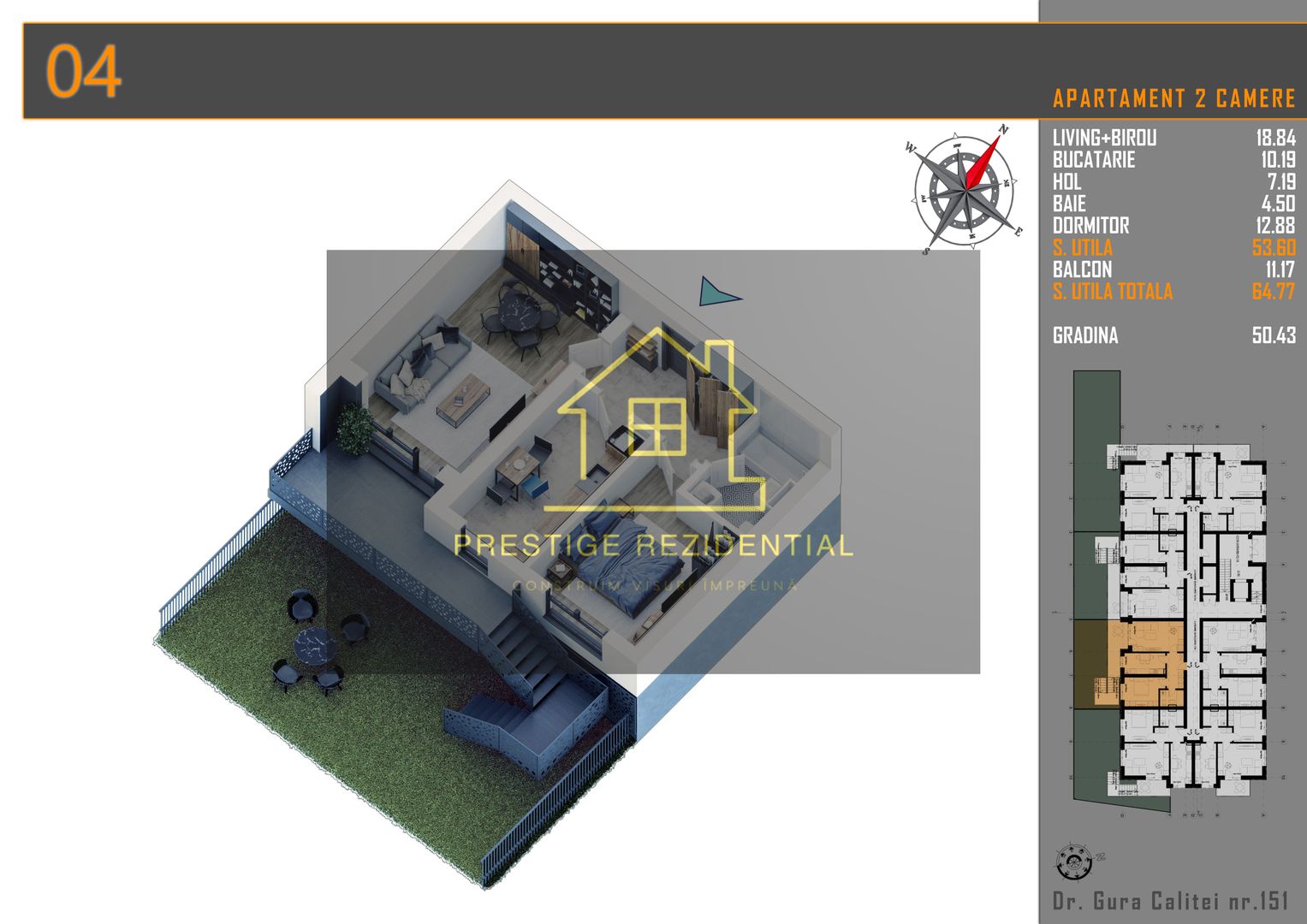 in finaliz-Ap 2 cam+curte 50 mp, incalzire in pardoseala_Titan-Pallady - Poză 1