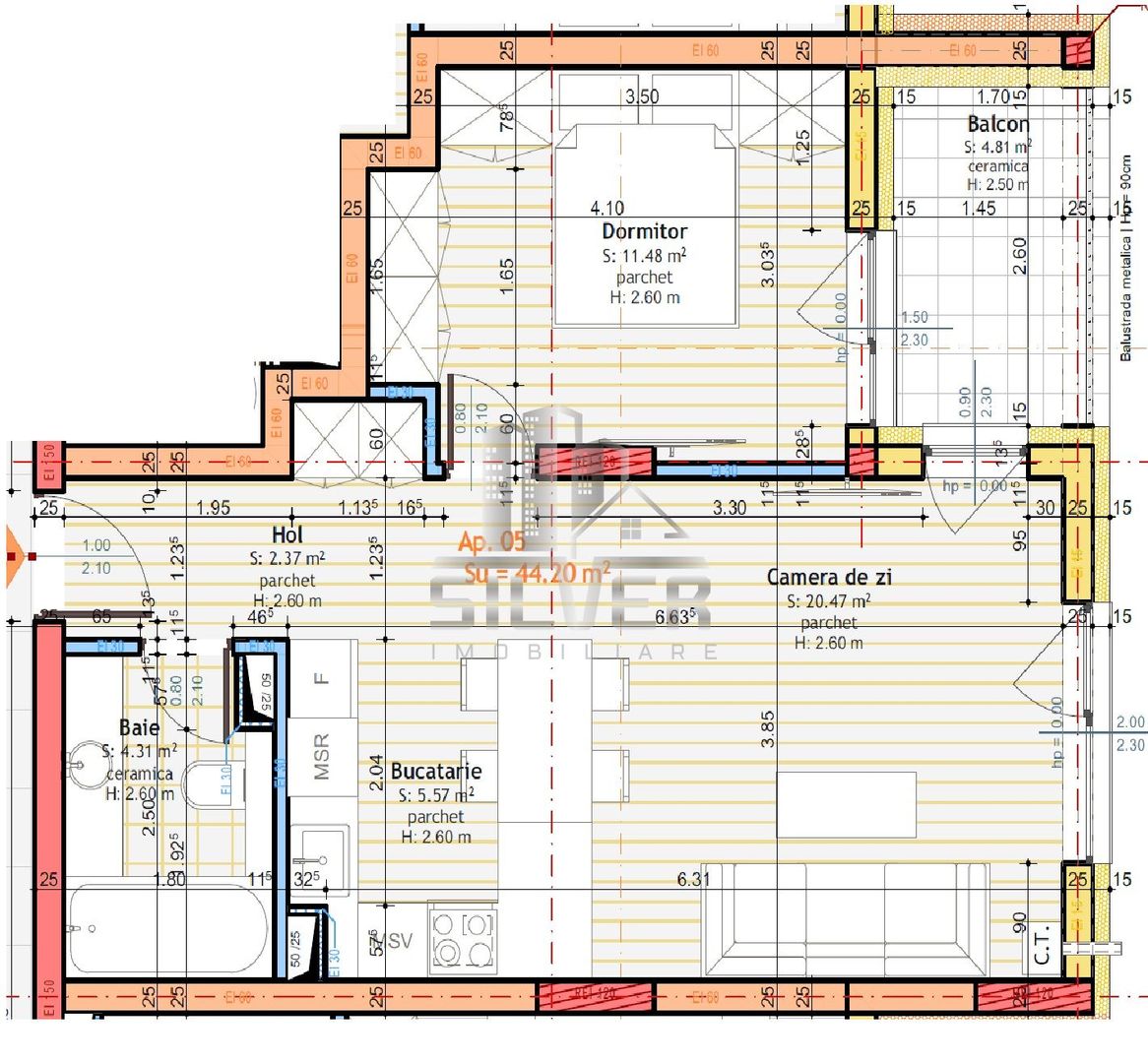 Apartamente 2 - 3 camere finisate in Floresti, zona Somesului - Poză 8