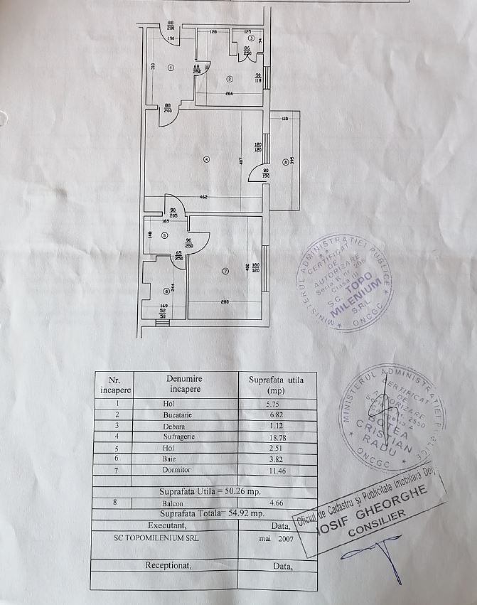 Apartament 2 camere Craiova - Schiță 3