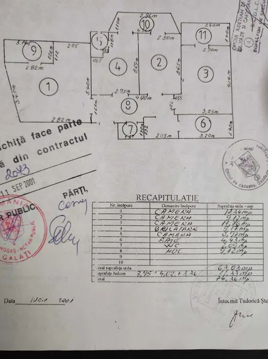 Apartament cu 3 camere, zona General - Poză 8