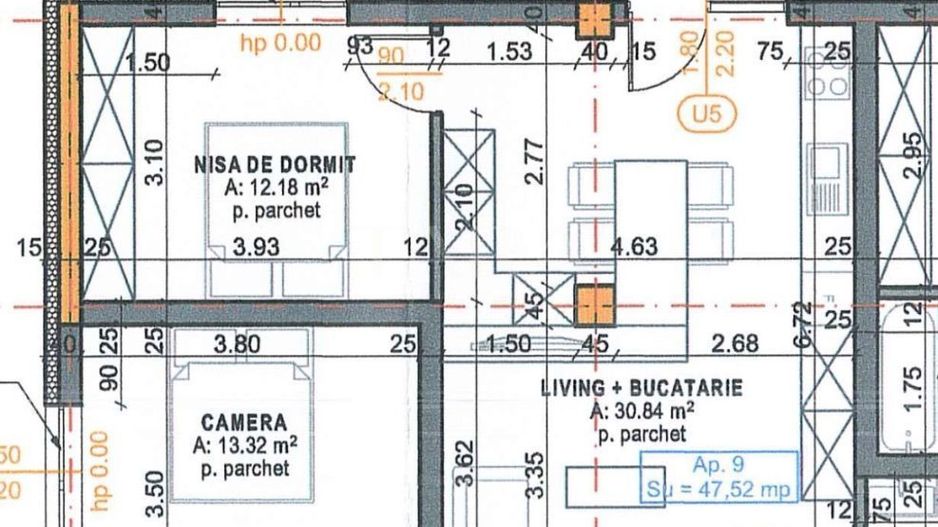 ânzare apartament cu 2 camere, într-un cartier rezidențial liniștit - Poză 7