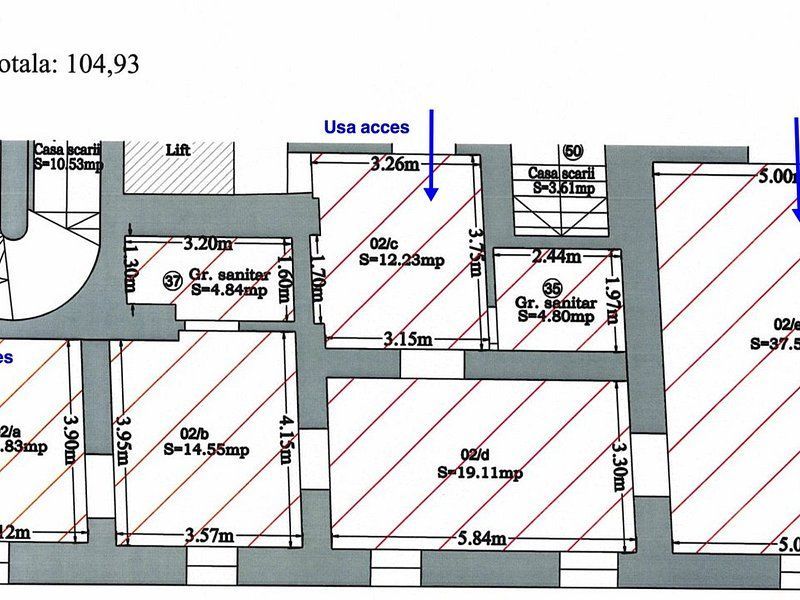 Spatiu birou in cladire istorica restaurata - Poză 15