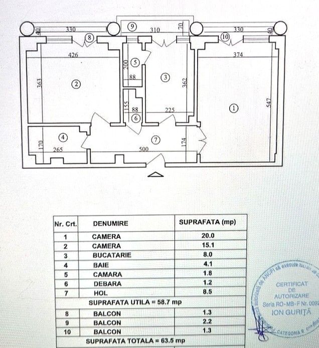 Vanzare Apartament 2 Camere pe Bulevardul Unirii – VEDERE EXCLUSIVĂ LA FÂNTÂNI - Poză 5