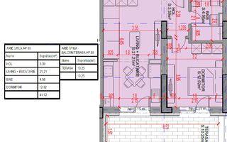 Studio 2 camere 51 mp Pallady, Parcare Bonus, Comision 0% - Schiță 8