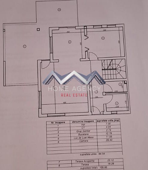 Casă individuală P+1+M cu garaj și terase spațioase – Otopeni Central - Schiță 12