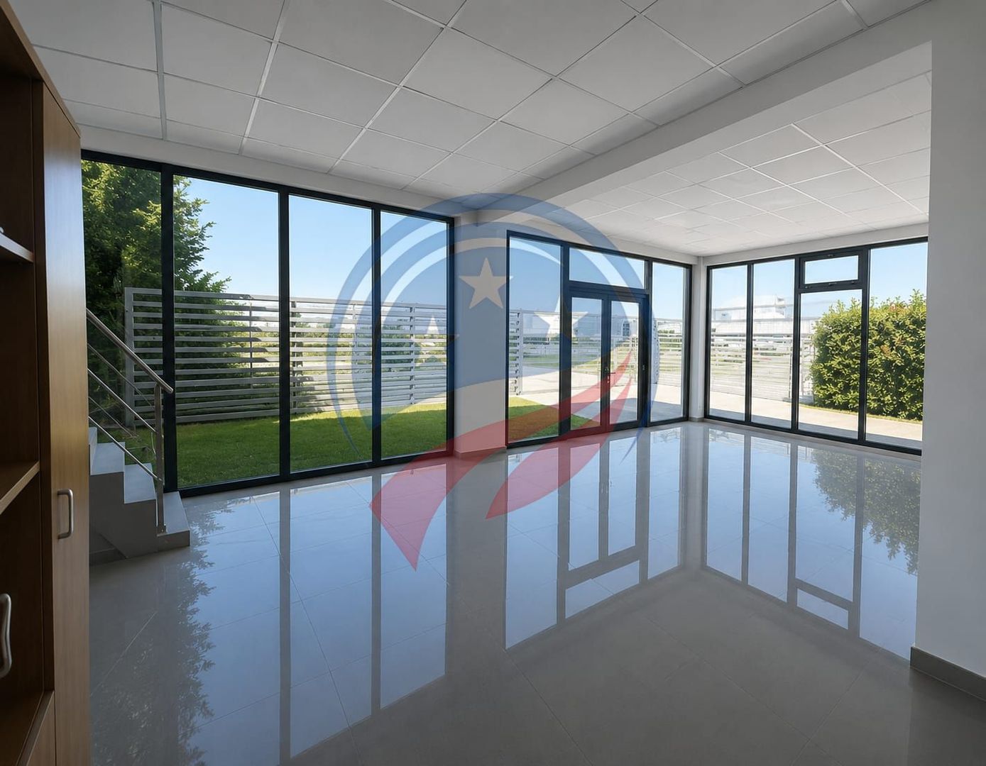 Hala  Parter + Etaj  590 mp  , 6 birouri, de inchiriat zona Centura de Nord - Poză 1