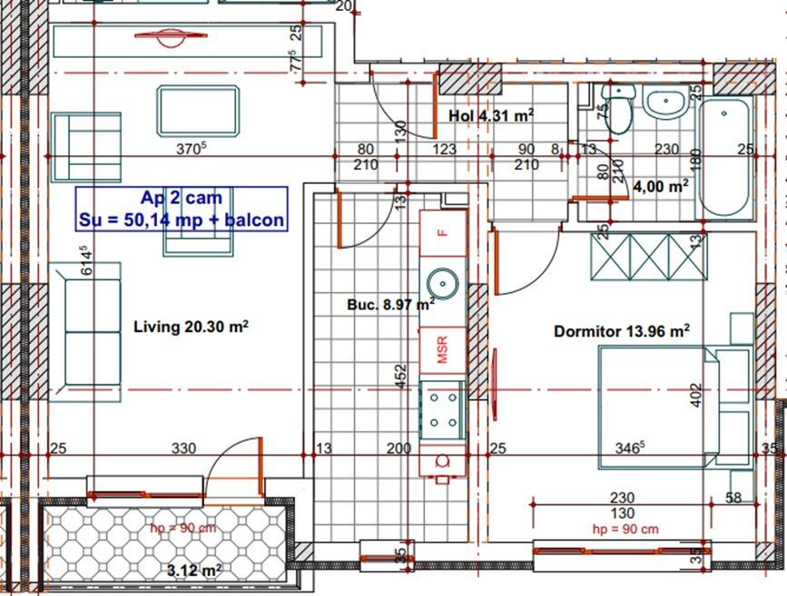 2cam,zonaMallGr.Arena -Postalionului,STB/241-1min,metrouApPatriei-7min - Poză 1