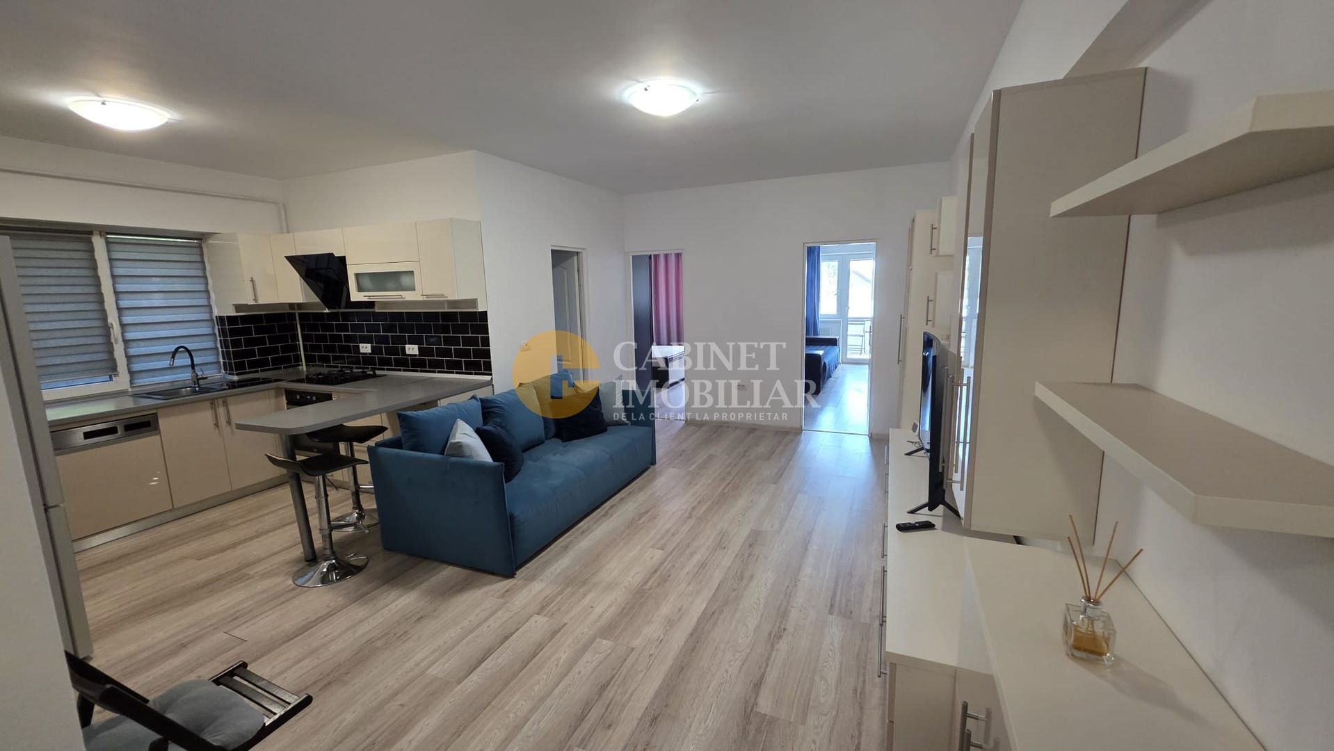 3 CAMERE DECOMANDAT--MOBILAT+UTILAT--CENTRAL VALEA LUPULUI - Poză 1