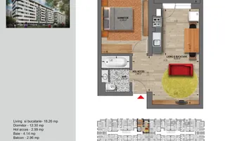 Apartament 2 Camere Weiner Residence Militari Direct Dezvoltator VEST - Poză 14