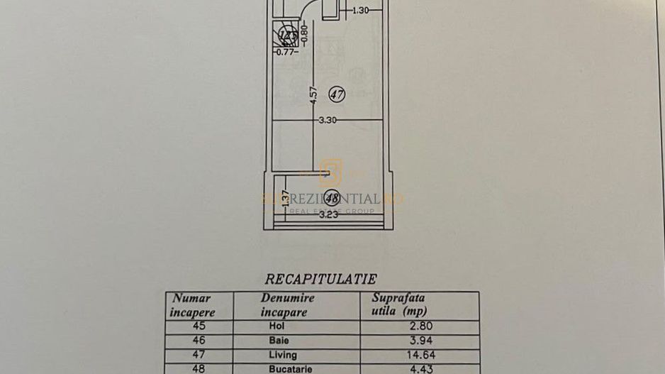 Apărătorii Patriei - duplex 3 camere, 8 minute de metrou - Schiță 15