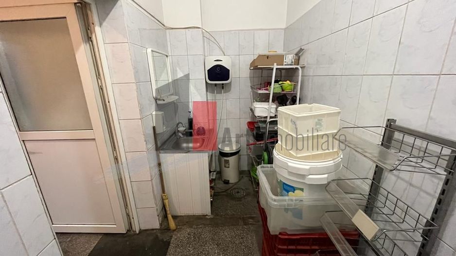 Spatiul "OBERT" , vitrina cu deschidere mare la strada, trafic pietonal si auto - Poză 2