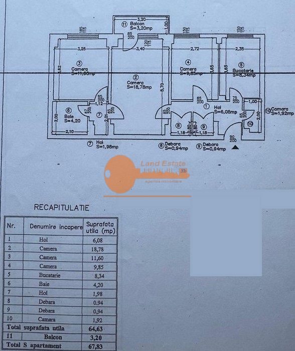 3 camere Gorjului-Uvertutii - Schiță 11