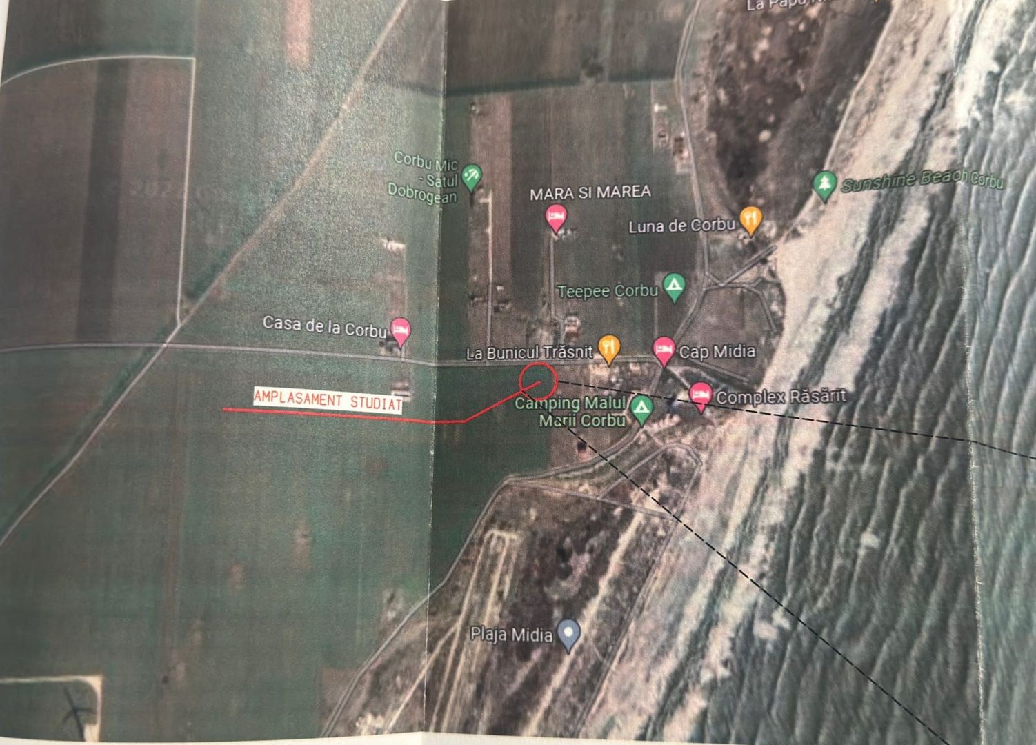 Teren de vânzare în Corbu – la doar câțiva pași de mare! - Poză 3