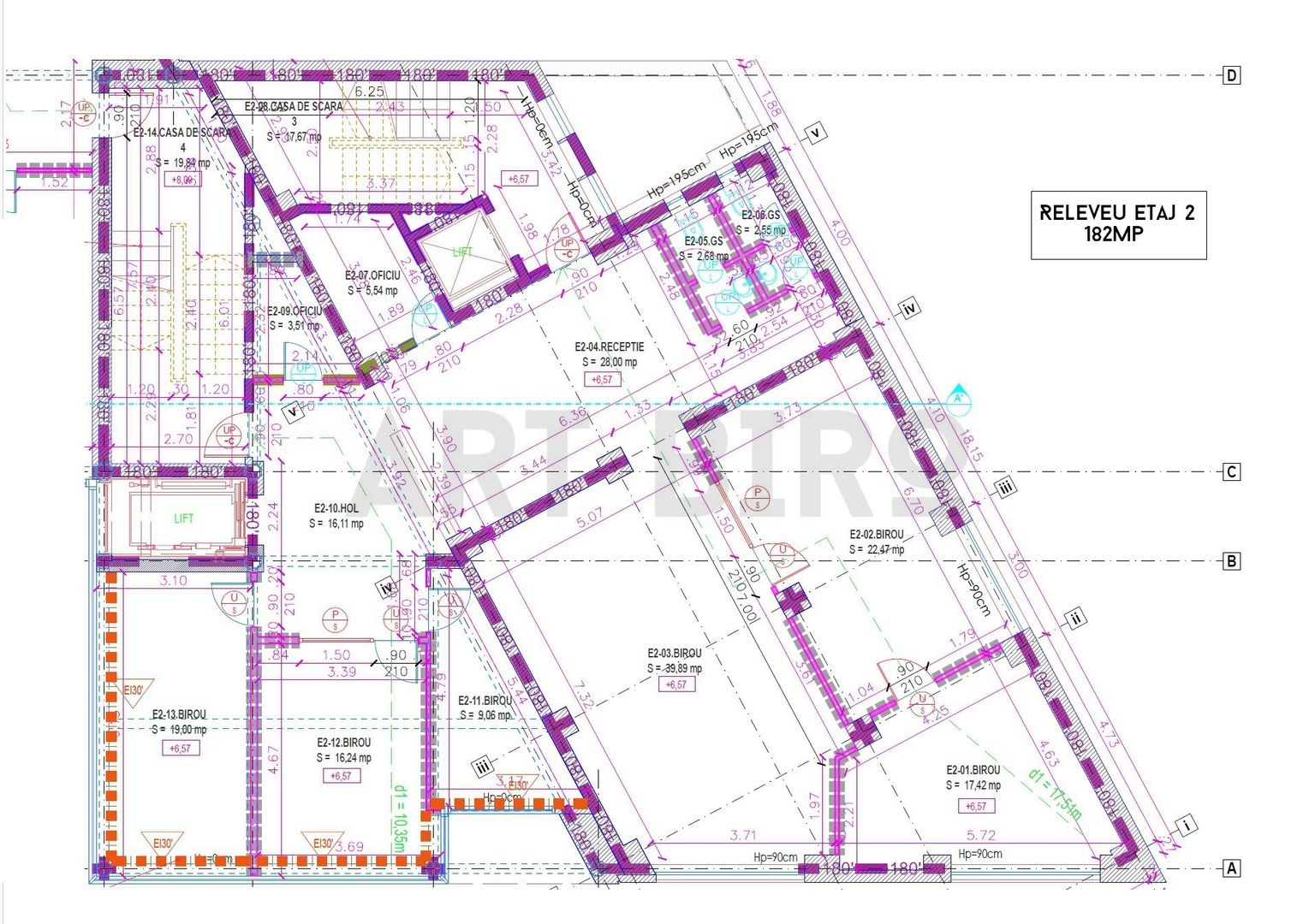 Zero comision, 55-182mp birou amenajat, Baneasa, Parc Herastrau - Schiță 12