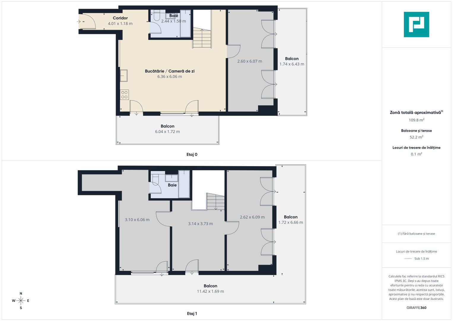 Penthouse 5 camere etaj 10 Fundeni vedere superba - Poză 8