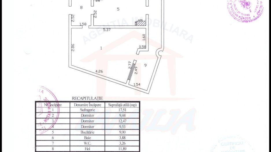 97.000 Euro, 4 camere decomandate, etaj 8 din 11, Micro 18 - Poză 3