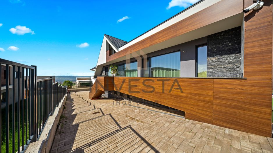 Vila de exceptie in Faget - 440 mp utili, piscina si panorama! - Poză 14