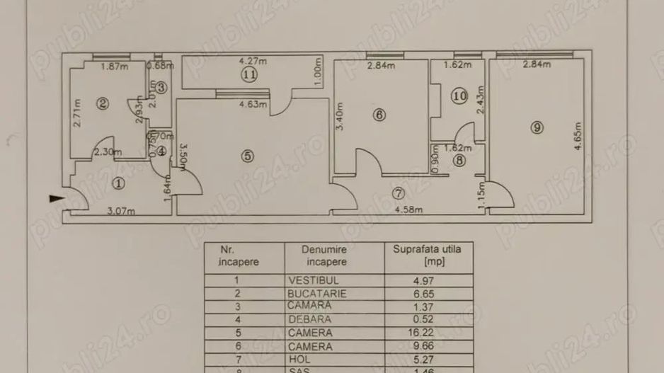 Apartament 3 camere Brâncoveanu - Poză 2