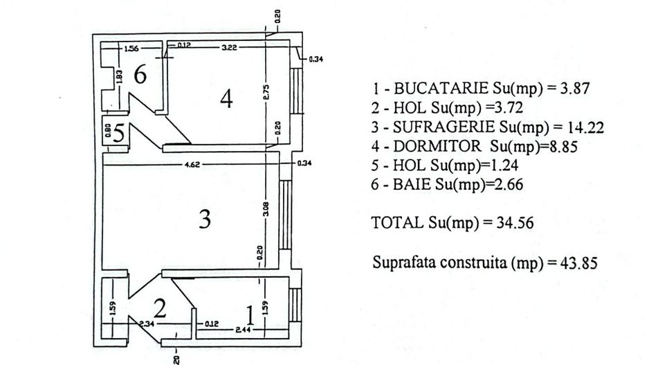 CABINET MEDICAL - Apartament 2 camere, PARTER, zona CENTRU; - Poză 7