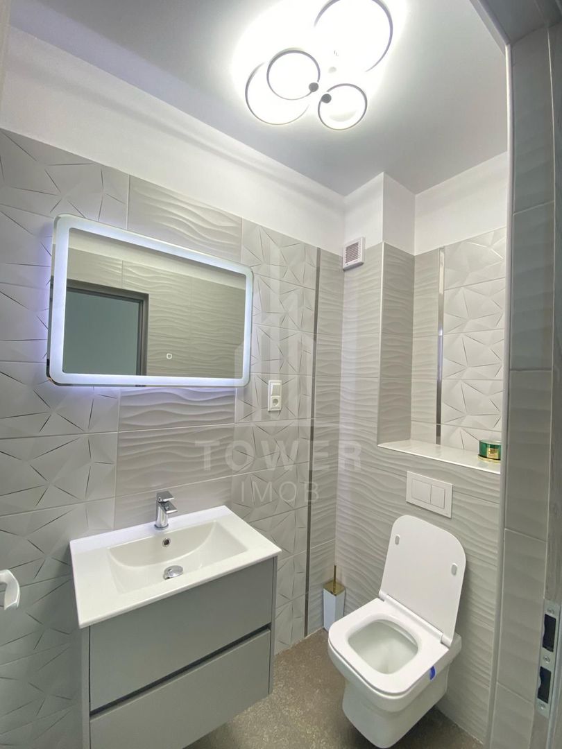 Penthouse de închiriat 3 camere, terasa 110mp, jacuzzi | Nord - Poză 5