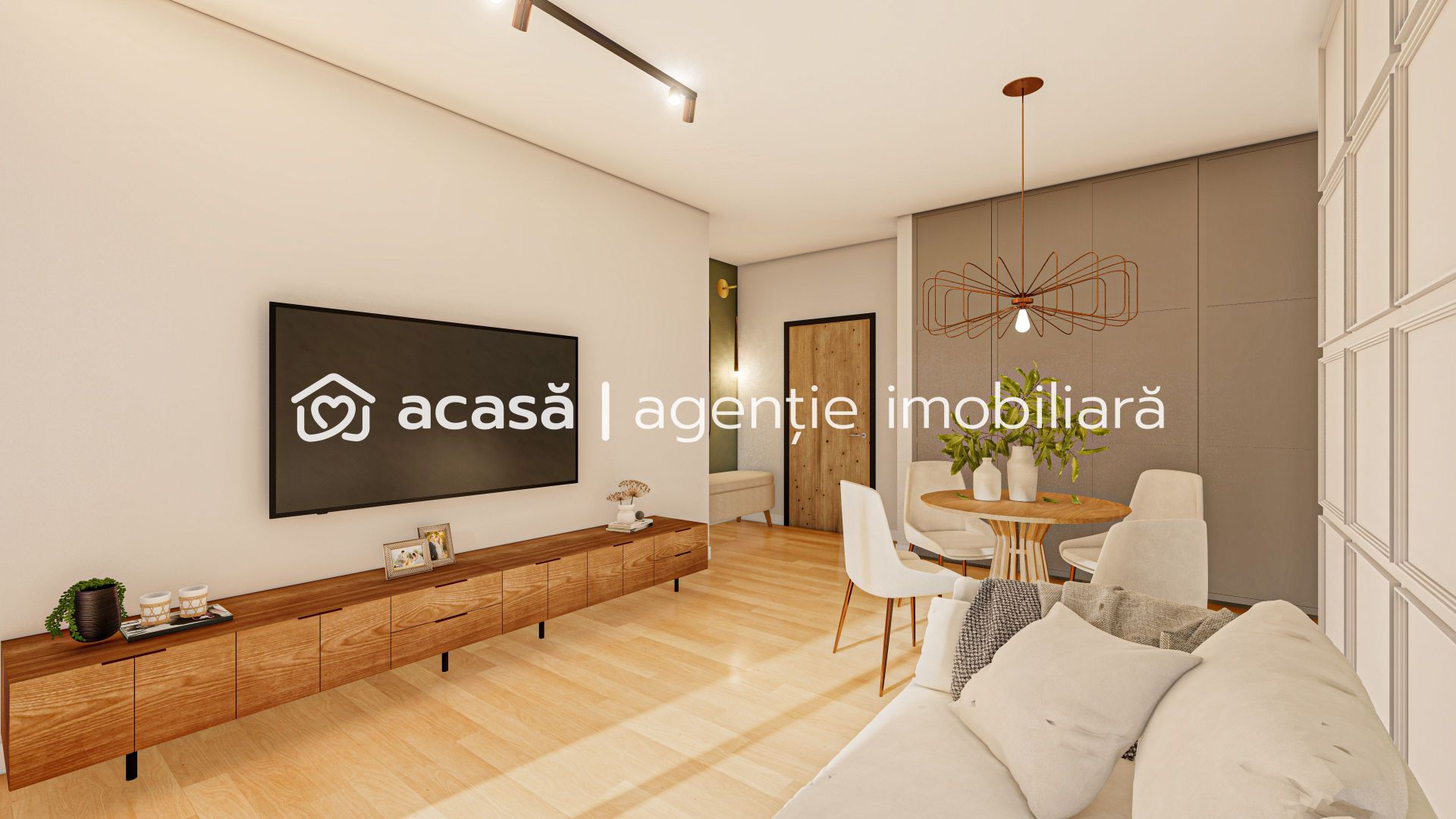 Apartament ARED cu 2 camere si bucatarie inchisa IN CURAND - Poză 2