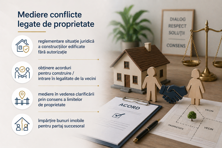 
    Mediere conflicte legate de proprietate