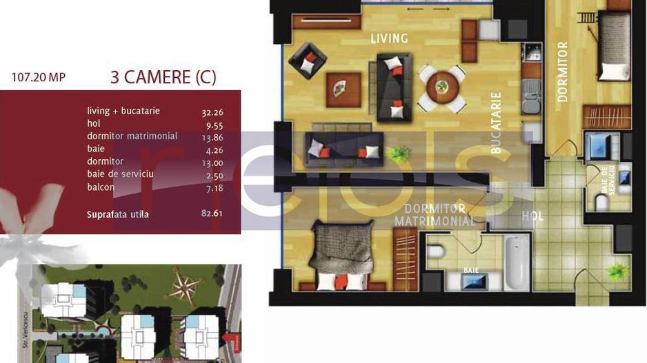 VANZARE 3 CAMERE - DECOMANDATE |-ZONA DUDESTI - Poză 9