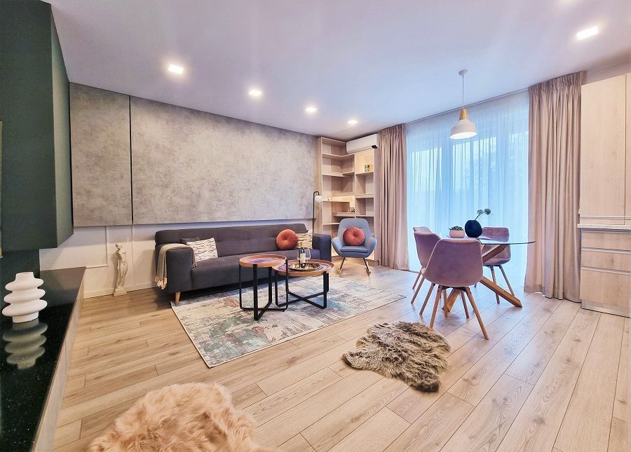 Rental modern 3 rooms apartment | Baneasa-Sisesti | Free View | Parkin - Poză 2
