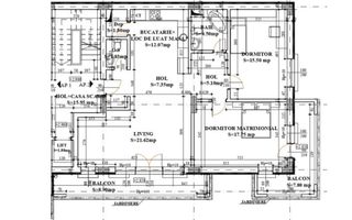 Închiriere apartament 3 camere, 2 balcoane 105 mp - Tei / B. Văcărescu - Poză 25