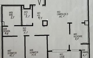 Apartament 3 camere 86 mp, zona str Dorobantilor - Poză 30