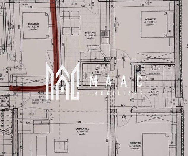 Apartament 3 camere I Șelimbăr | 2 băi I 80 MPU - Poză 8