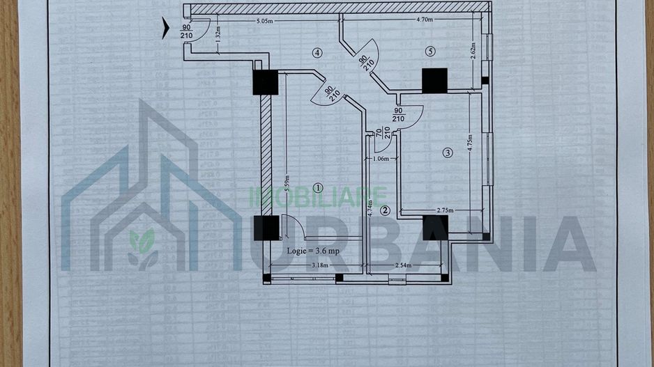 Apartament 2 camere 61mp Decomandat Utilat - Poză 8