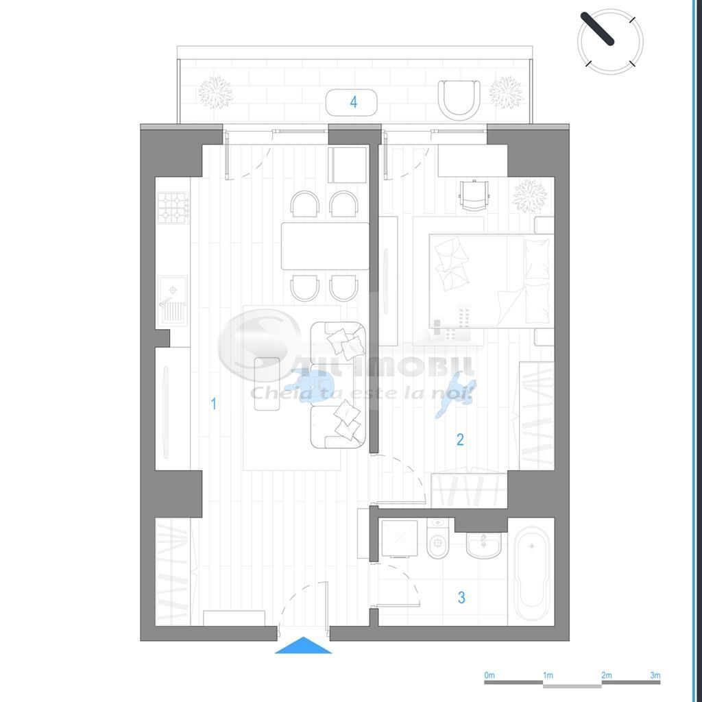 Apartament 2 camere - bloc nou - Cug - Selgros - Poză 3