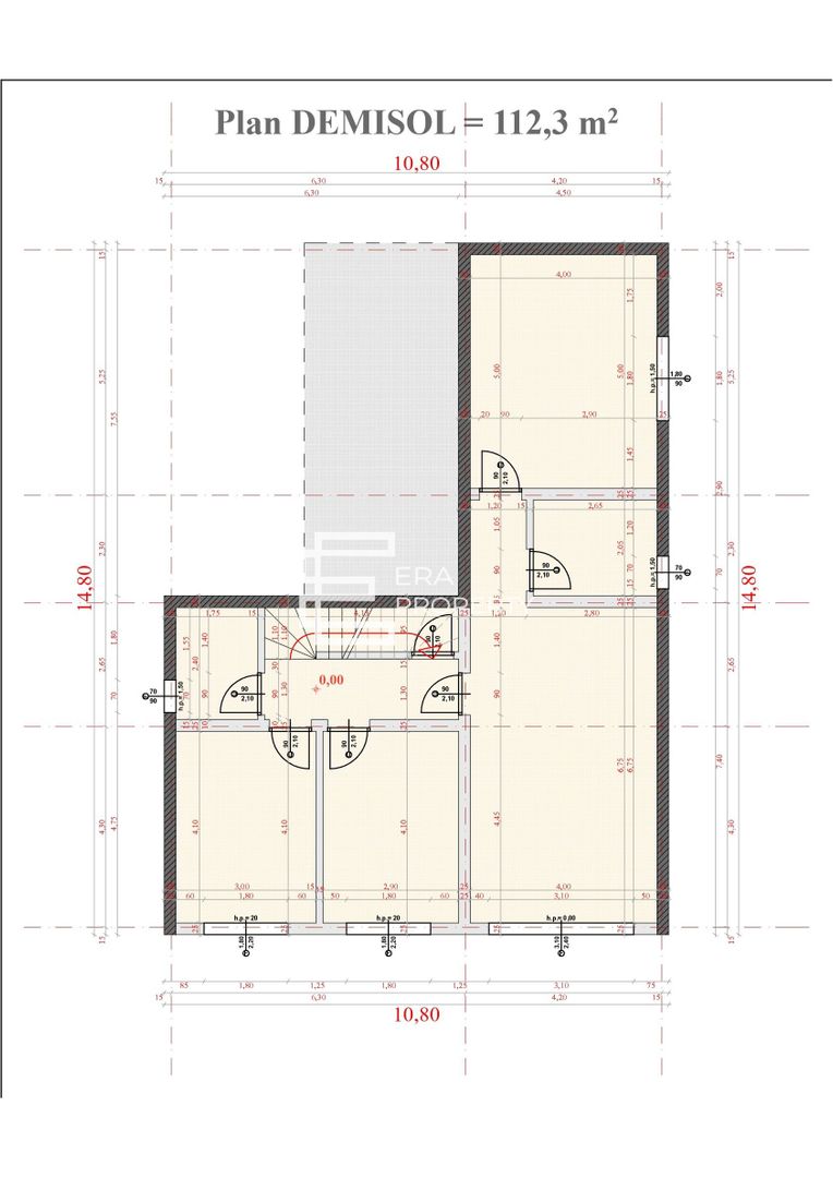 Casă individuală în Cisnădie | 170 mp utili | Teren 507 mp | Pompă de căldură - Schiță 12
