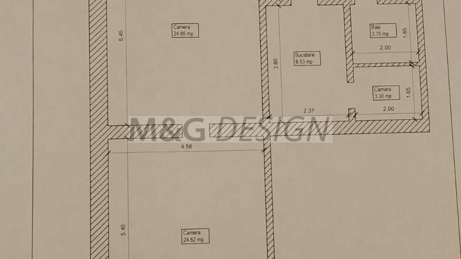 Apartament 2 camere Traian cladire istorica - Schiță 12