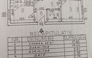 Apartament cu 3 camere, Auchan Titan/ 1 Dec 1918, DE RENOVAT