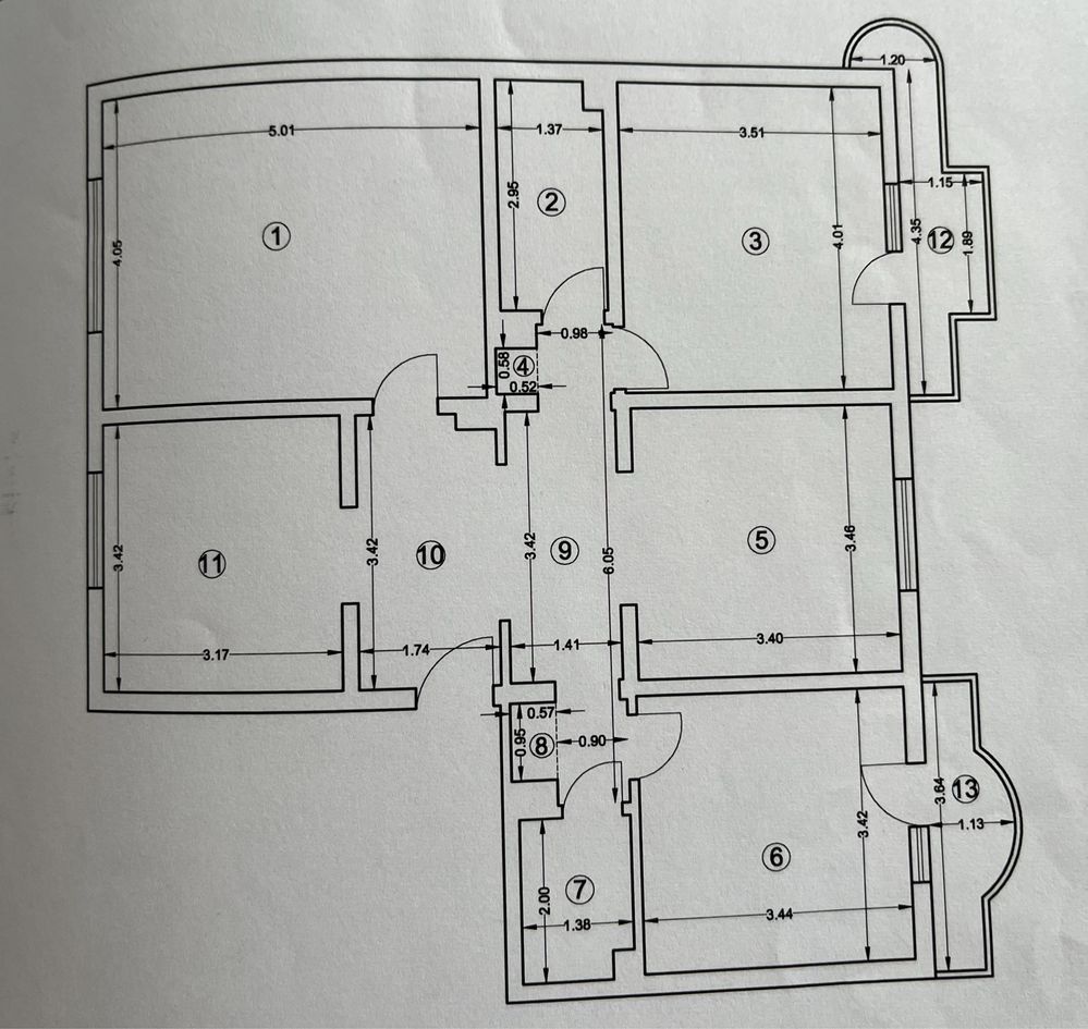 Apartament 4 camere zona mall vitan- nerva traian - Poză 8