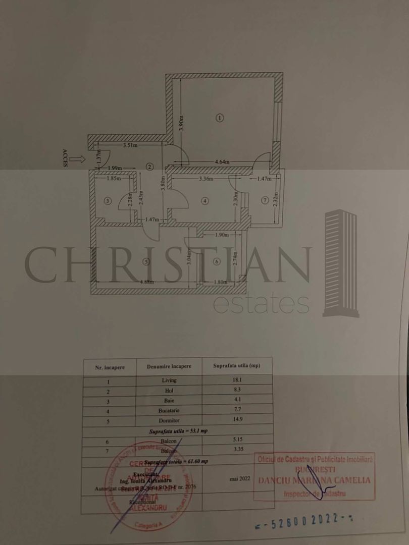 Apartament 2 Camere - Trinity Residence 2022 - Parcare Sub - Poză 5