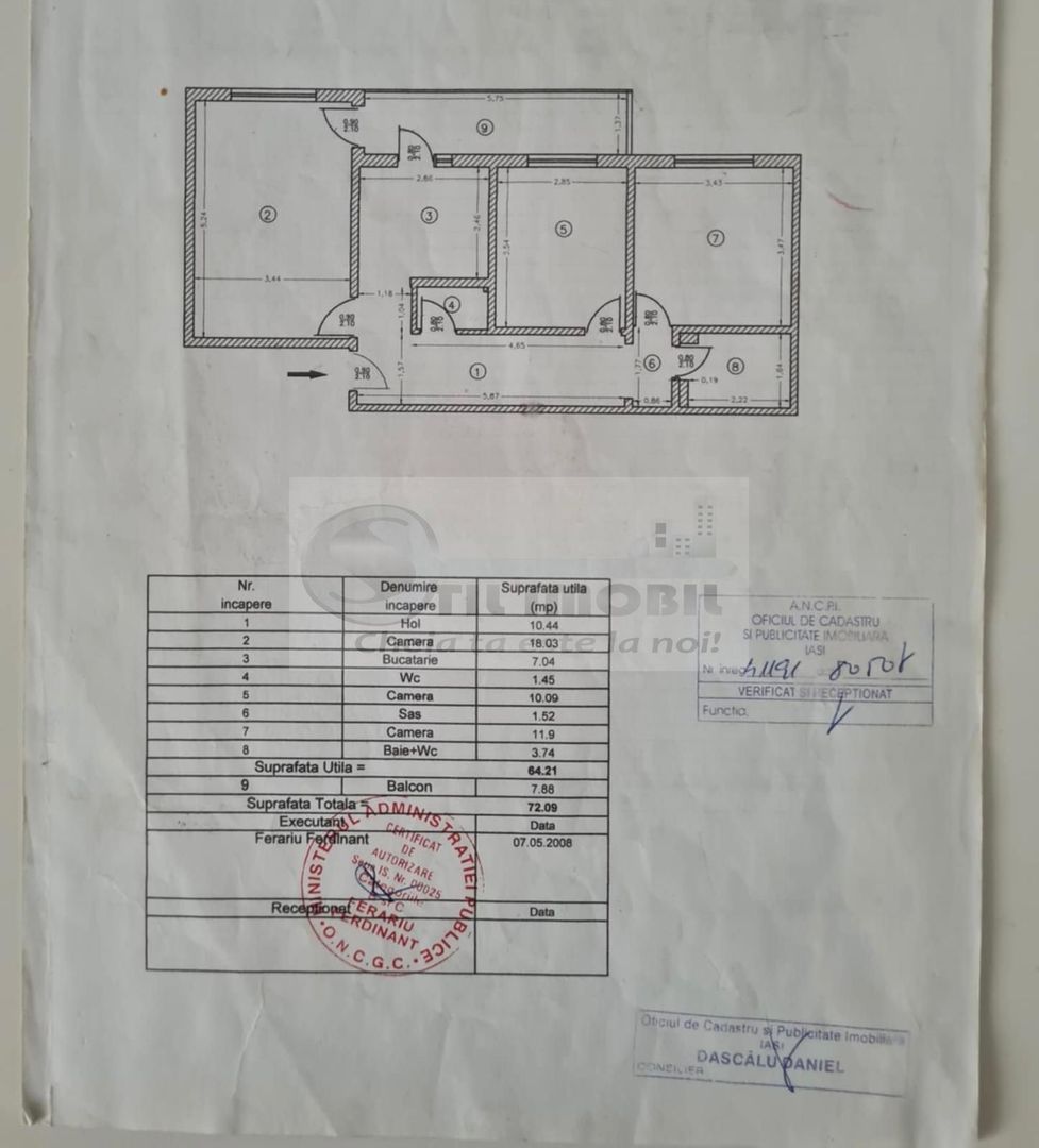 Ap 3 cam decomandat, Nicolina 2– Mobilat și utilat 131.900 € - Poză 14