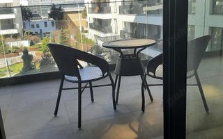 Apartament de închiriat 2 camere Nusco City Pipera | Vedere către grădina - Poză 10