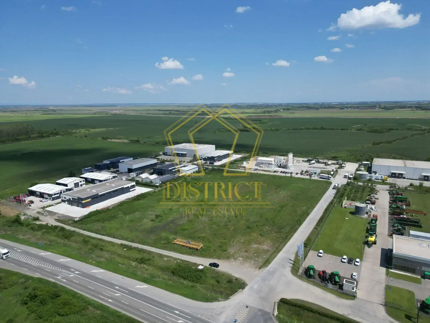 Teren cu AC pentru constructie hala industriala | Aradului - Poză 2