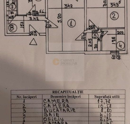 2 Camere | Arena Națională | Etaj Intermediar | Fără Risc - Schiță 11