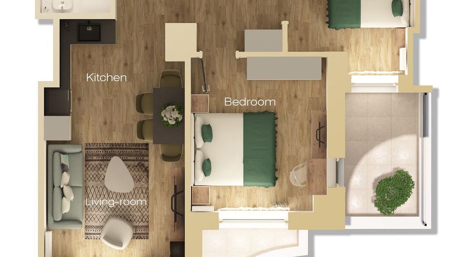 Aparthotel building Unirii B+GF+E+11 floors with 51 apartments, restaurant and SPA - Poză 51