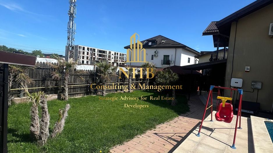 Vila de inchiriat 5 camere cu piscina -P+1- 208 mp Tunari- Pipera - Poză 4