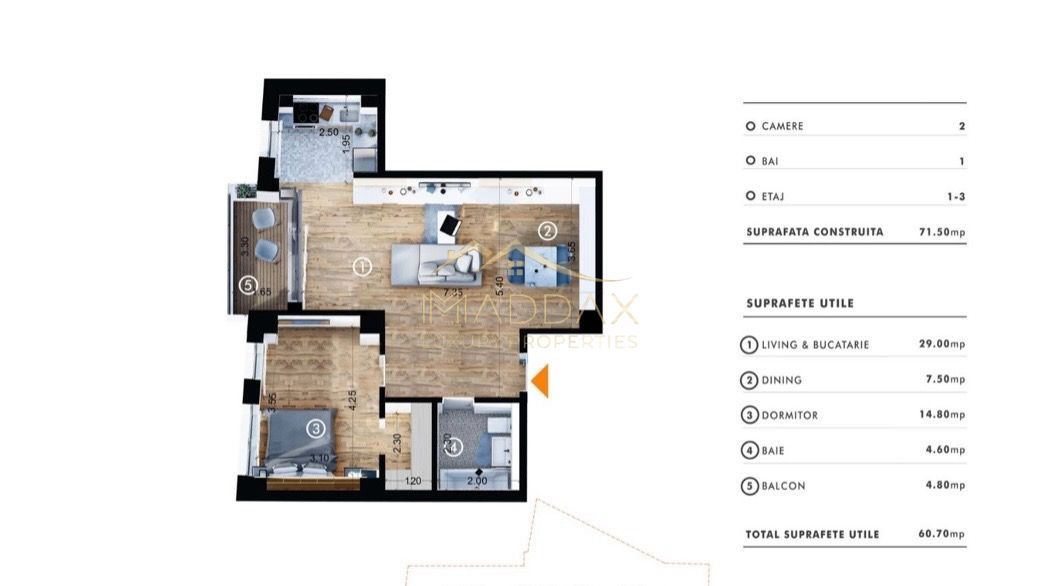 Apartament LUX **2 camere**Bloc boutique**NOU//Sector 2_Baicului - Poză 21