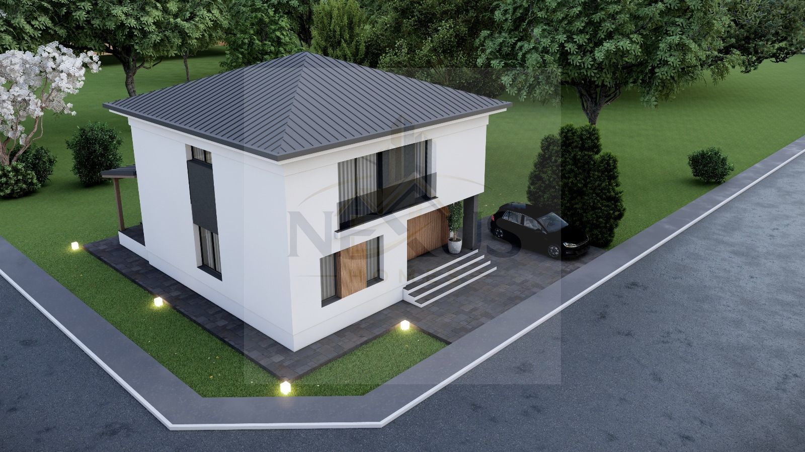 Casă P+1 (finalizare 2026) | 4 cam., 3 băi | 128mp utili | Teren 400mp - Poză 10