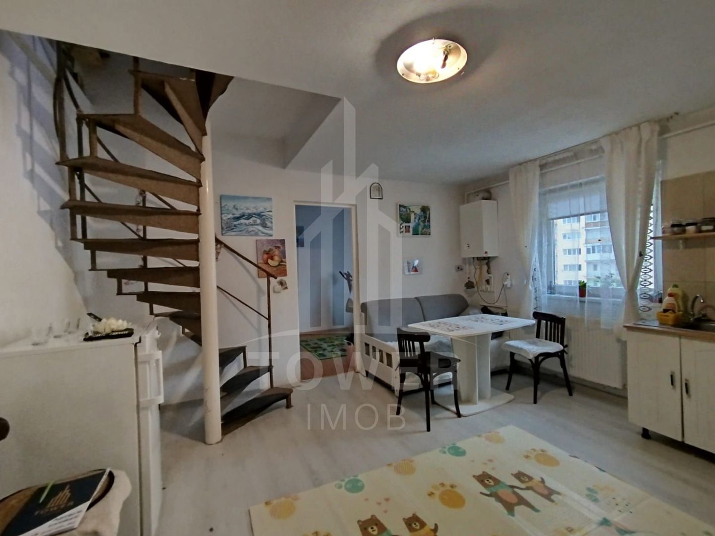 Apartament tip mansardă, 3 dormitoare, pe două niveluri – 46 mp utili - Poză 1