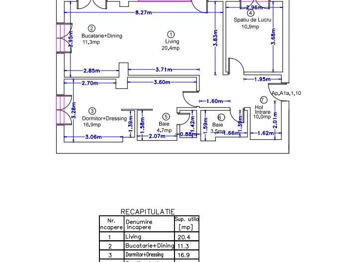Vanzare apartament 3 camere | mobilat si utilat | 2 locuri parcare - Poză 9