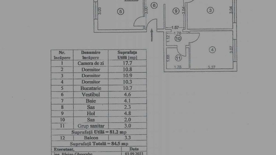 Apartament 4 camere. Zona Brancoveanu. - Poză 8