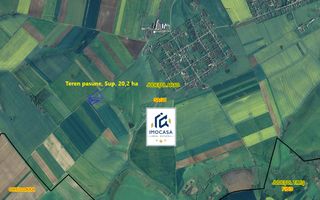 Teren extravilan de vânzare agricol, pășune, Sagu Jud. Arad, 5,42 ha - Poză 1